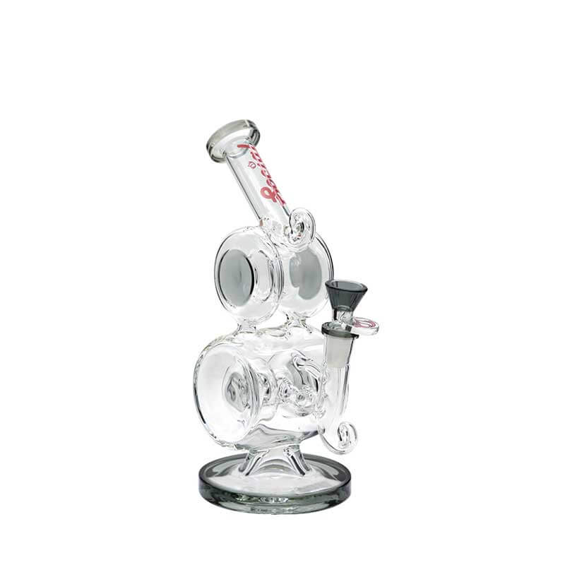 Social EYE OF SKADI Recycler Waterpipe (A7-10) | 9 inch | Assorted Colors - image 3 of 5