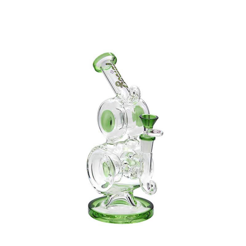 Social EYE OF SKADI Recycler Waterpipe (A7-10) | 9 inch | Assorted Colors - image 4 of 5