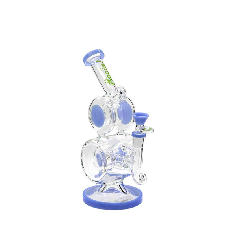 Social EYE OF SKADI Recycler Waterpipe (A7-10) | 9 inch | Assorted Colors - image 5 of 5