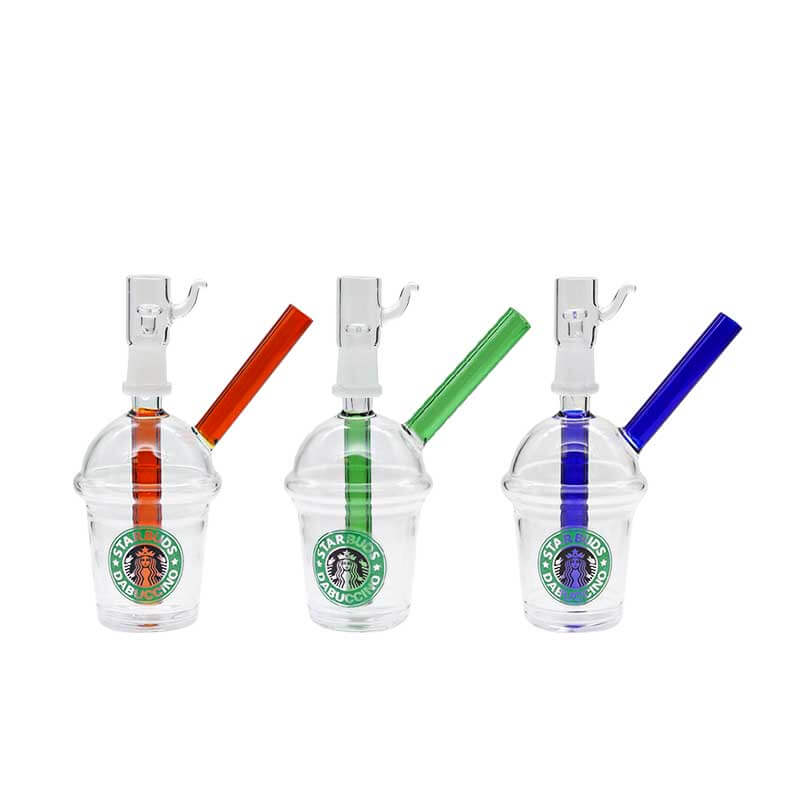 Coffee Cup Rig Waterpipe (BG-364) | 6 inch | Assorted Colors product image