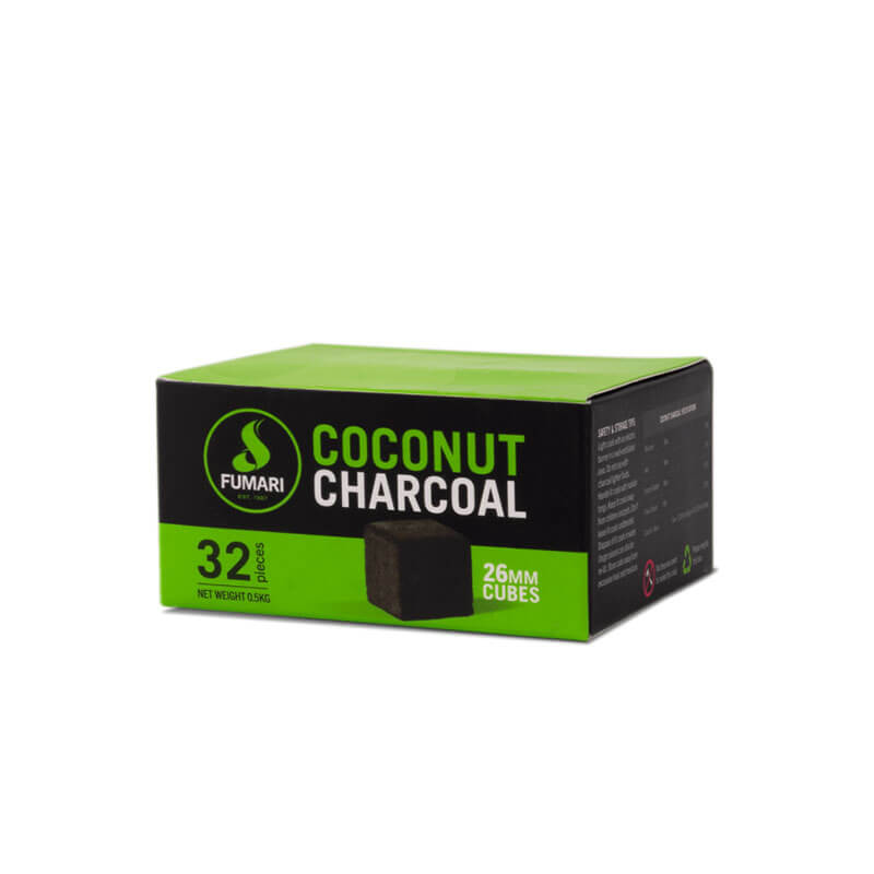 Fumari Charcoal | 26mm Cube | 32 Pack product image