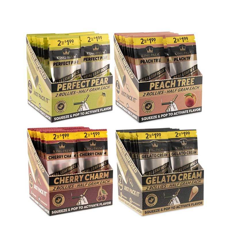 King Palm Cones | Rollie Size | 2 Pack | 20 Count Display product image