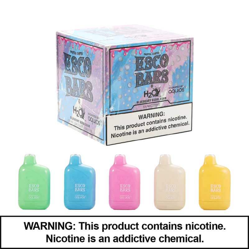 Escobar Mesh Disposable | H2O 5% Nicotine | 6000 Puffs | 10 Count Display product image