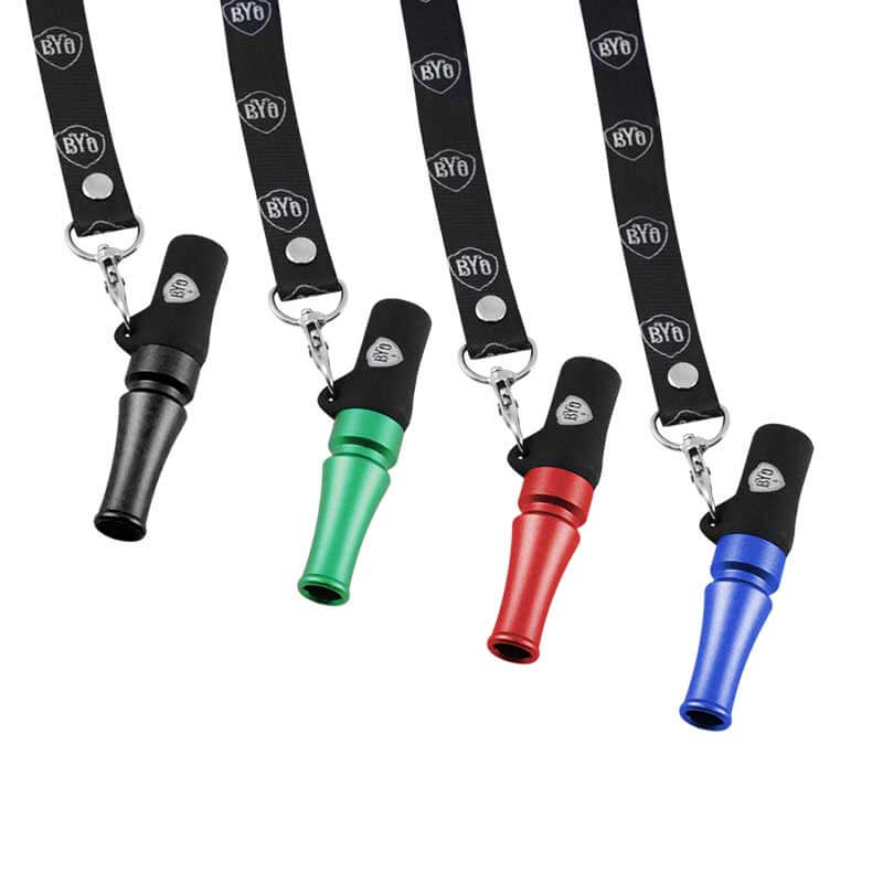 BYO Aluminum Personal Hookah Tip with Lanyard | Assorted Colors product image