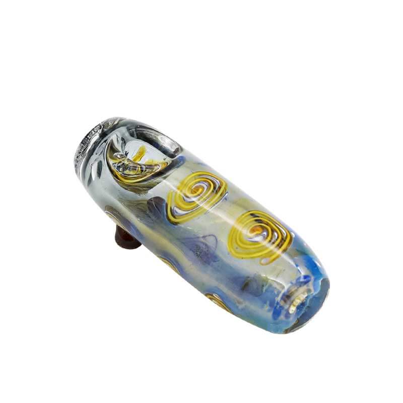 Fumed Spiral Straight Handpipe (SK2) | 4 inch product image