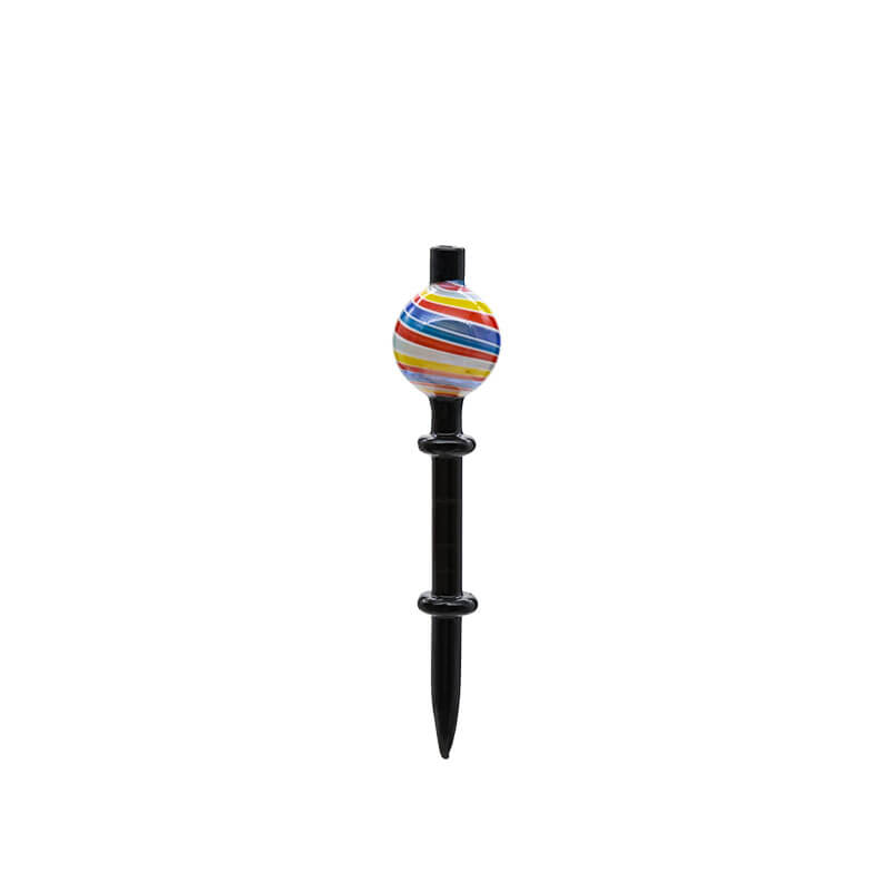 Swirl Ball Dab Tool Carb Cap (DBT2) | 5 inch product image