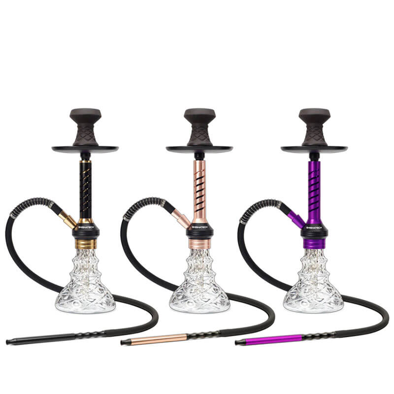 Shishatech Jaxx Hookah with Click Technology 1 Hose (CK5033) | 18 inch | Assorted Colors product image