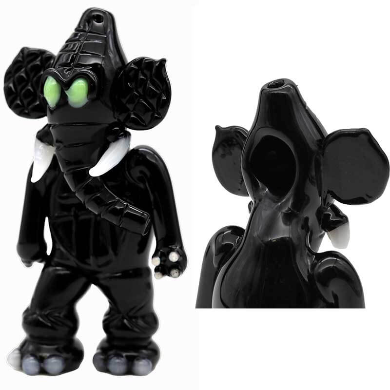 Standing Elephant Handpipe (SB-2877) | 5 inch | Assorted Colors product image