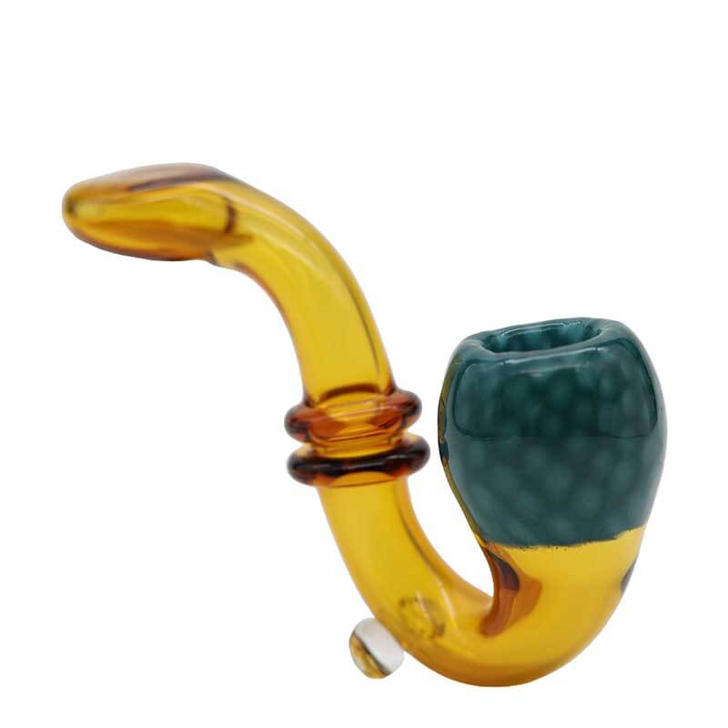 Honeycomb Sherlock Handpipe (SB-3452) | 5 inch | Assorted Colors product image