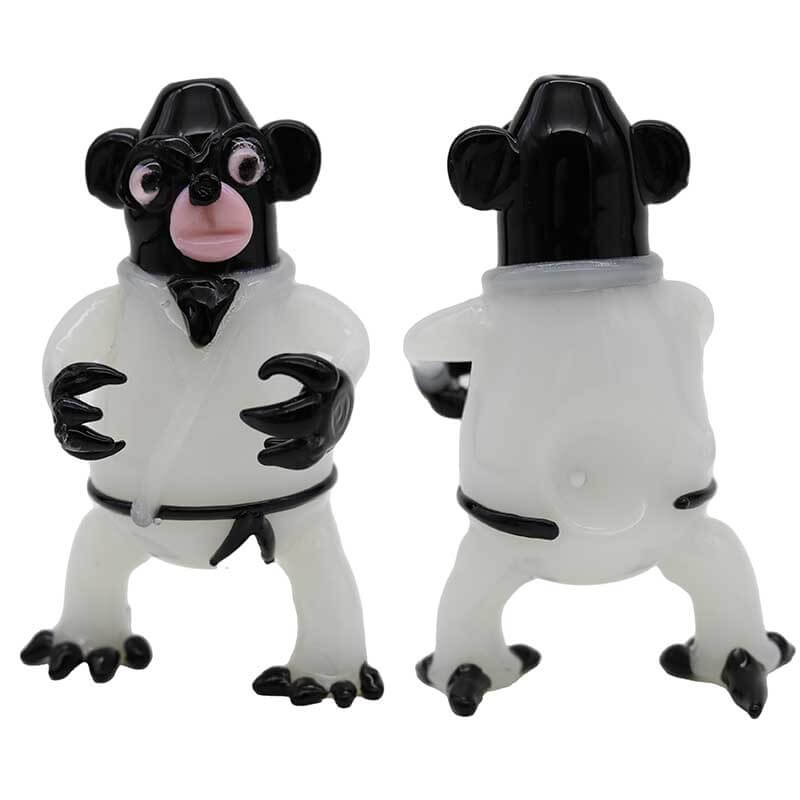 Kung-Fu Bear Handpipe (SB-2864) | 6 inch | Assorted Colors product image