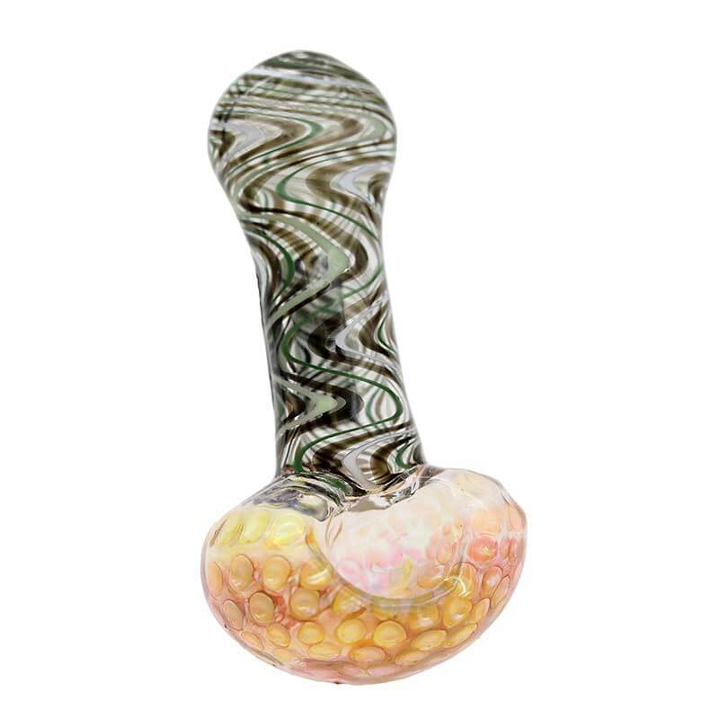 Honeycomb Handpipe with Reverse Artwork (SB-3831) | 3.5 inch | Assorted Colors product image
