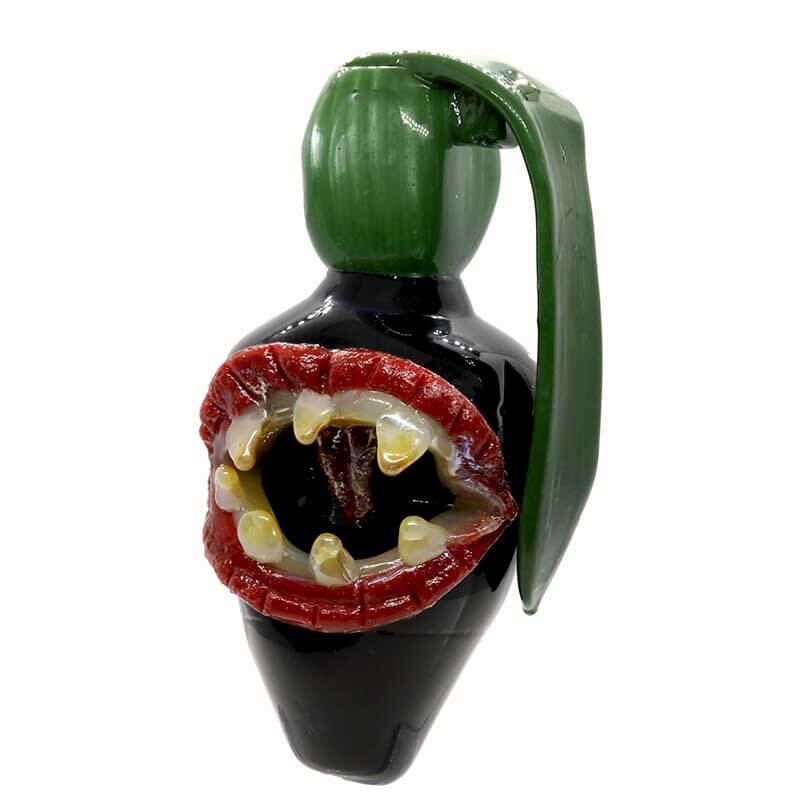 Monster Hand Grenade Handpipe (SB-3446) | 5 inch | Assorted Colors product image