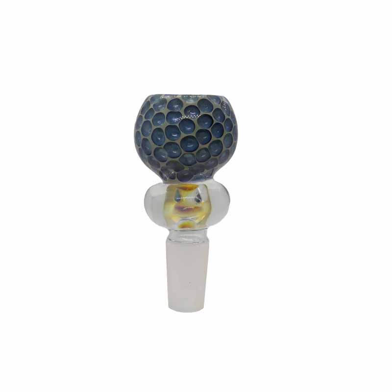 Honeycomb Double Ball Bowl (SB-3358/3716) | 14mm | Assorted Colors - image 1 of 2
