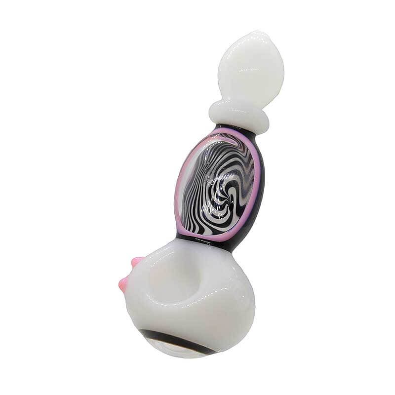 See Through Handpipe with Slime Color (SB-3445)  | 5 inch product image