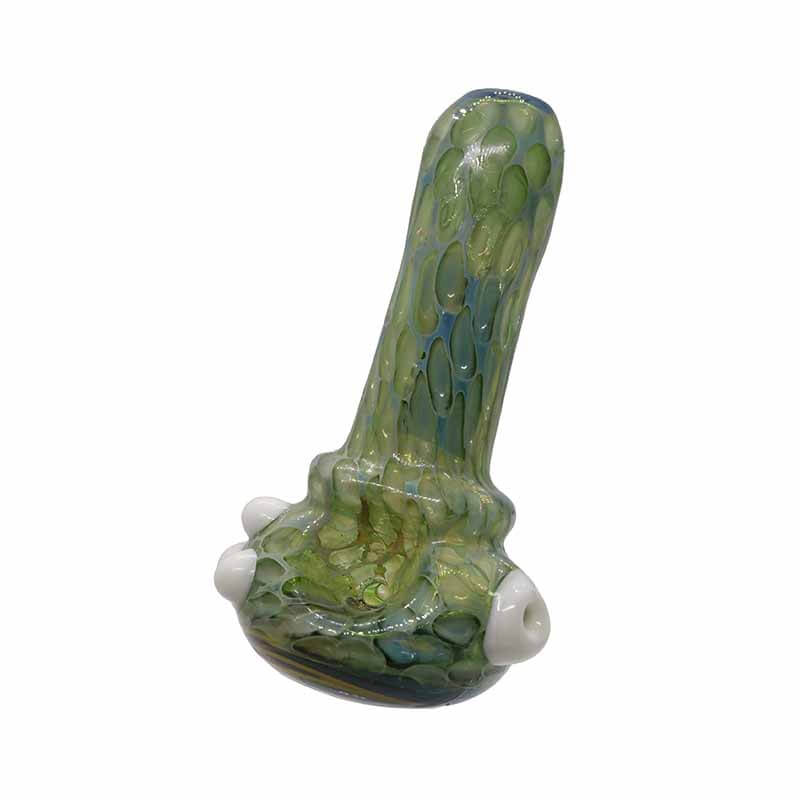 Full Honeycomb Handpipe with Reverse Rasta Artwork on the Head (SB-3432) | 3.5 inch product image