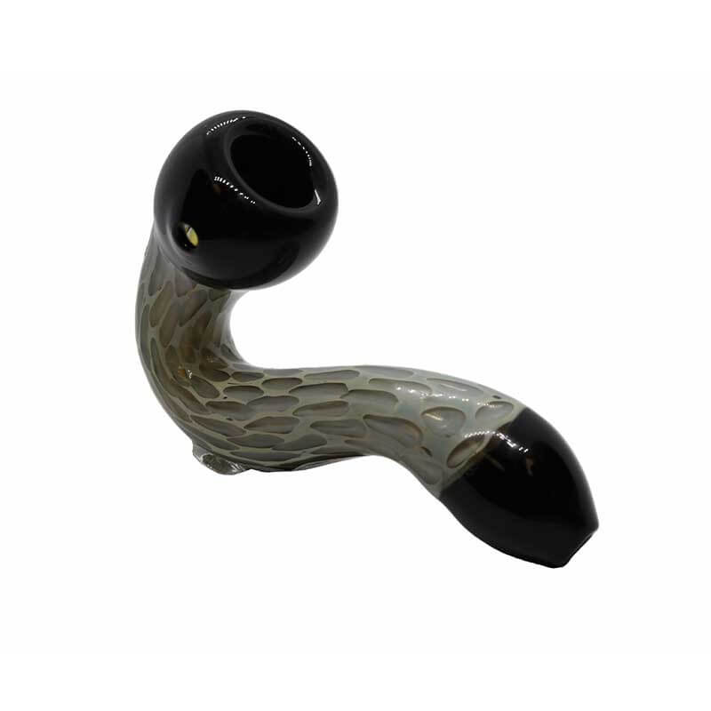 Honeycomb Black Joint Sherlock Handpipe (SB-3435) | 5 inch product image