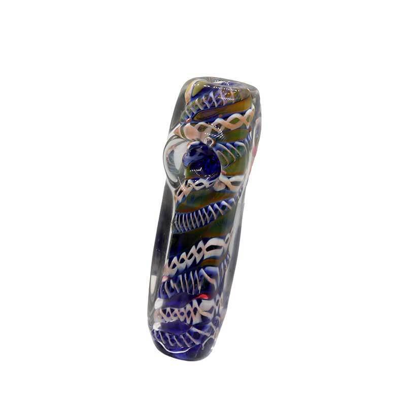 Double Glass Handpipe (SB-3481/2704) | 4 inch | Assorted Colors - image 2 of 2