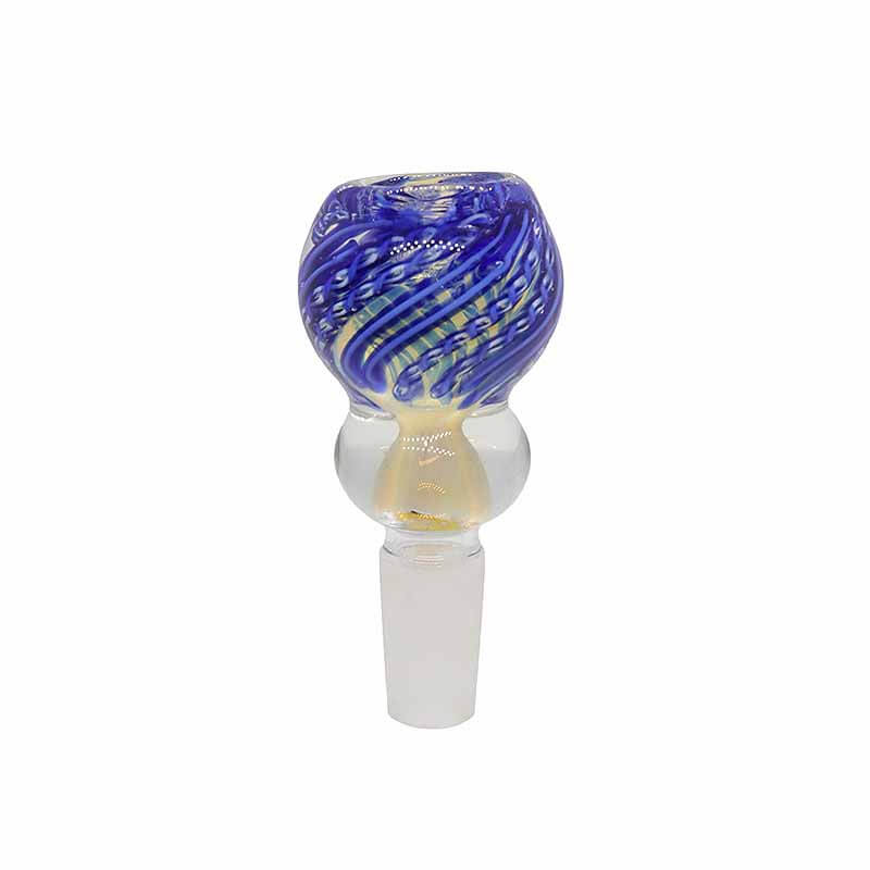 Fancy Double Ball Bowl (SB-3226) | 14mm | Assorted Colors - image 1 of 2
