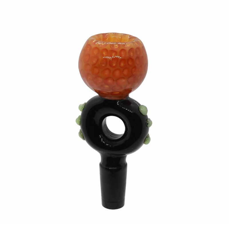 Honeycomb Double Ball Bowl with Dots on Side (SB-3325) | 14mm | Assorted Colors product image