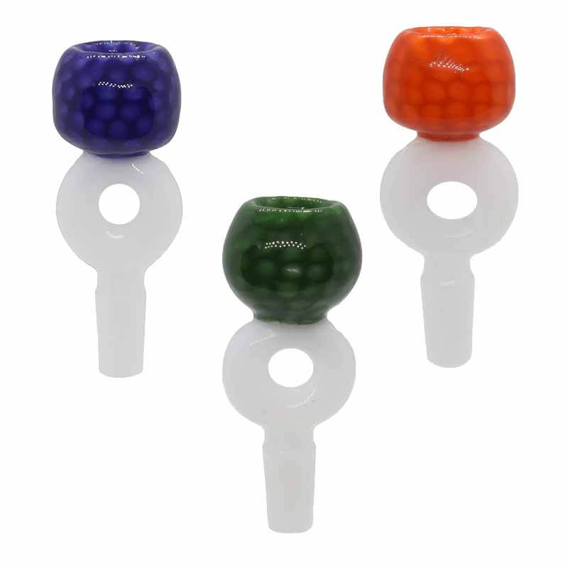 Honeycomb Double Ball Bowl | 14mm | Male | Assorted Colors product image
