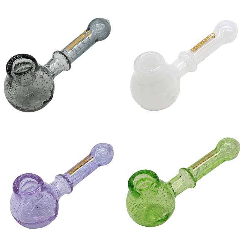 Social MOMUS Spoon Handpipe with Built-in Screen (APP384) | 5 inch | Assorted Colors - image 1 of 2