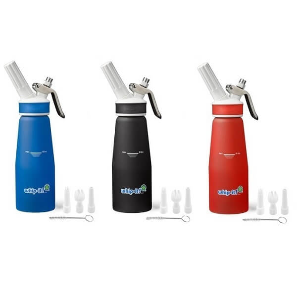 Whip-it! Multi-purpose Dispenser | 0.25 Liter (0.5 Pint) | Assorted Colors product image