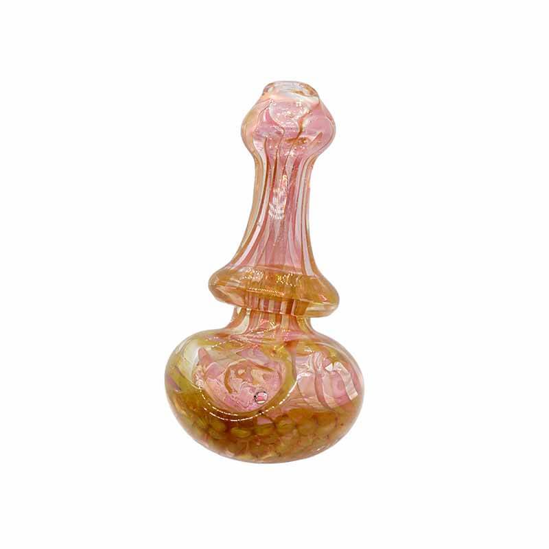 Gold Fumed Honeycomb Handpipe (SB-3029) | 5 inch | Assorted Colors product image