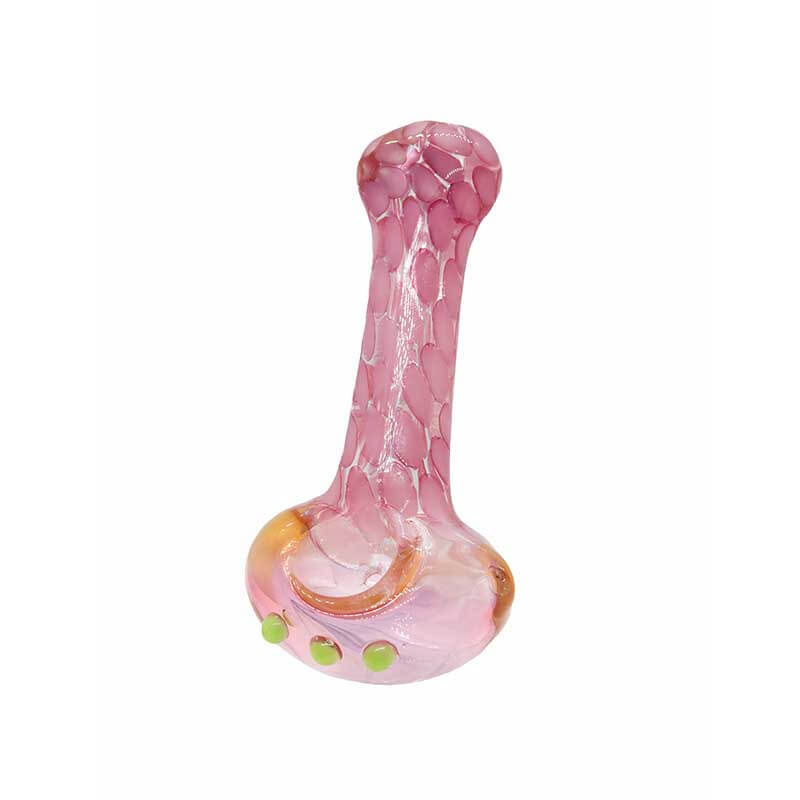 See Through Gold Fumed Honeycomb Handpipe (SB-3682/3687) | 3.5 inch product image