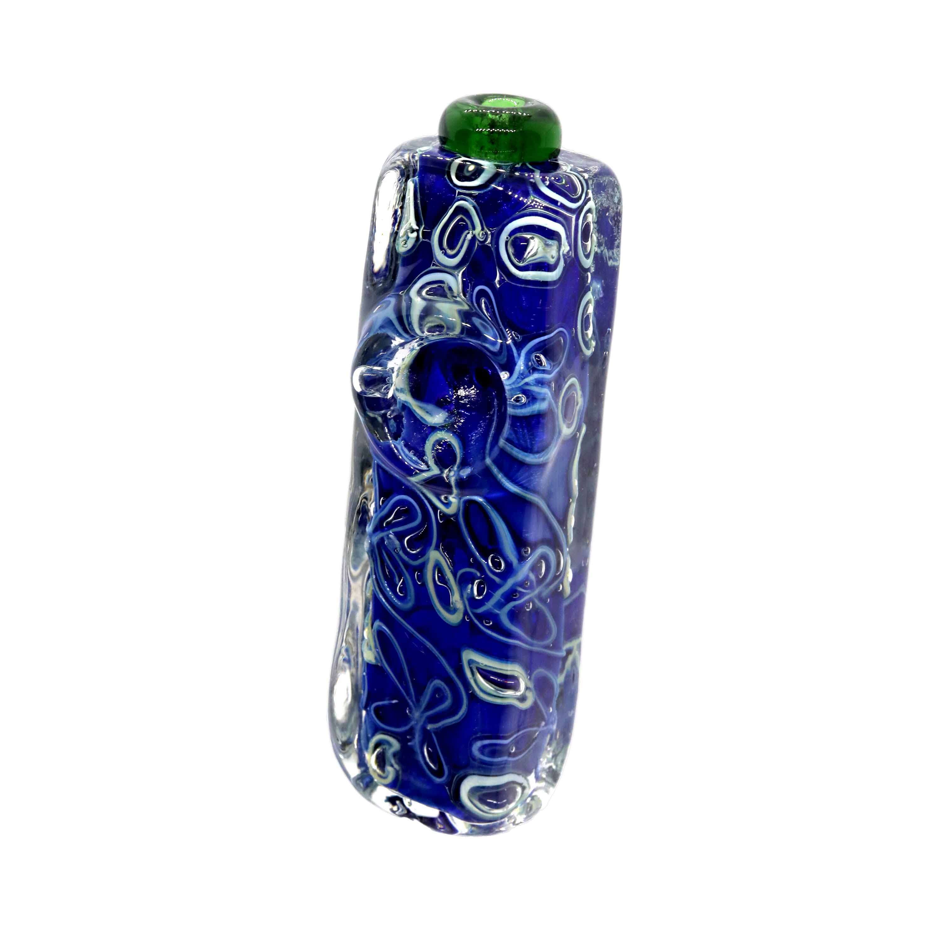 Gold Fumed Square Printed Handpipe (SB-3453) | 3.5 inch product image