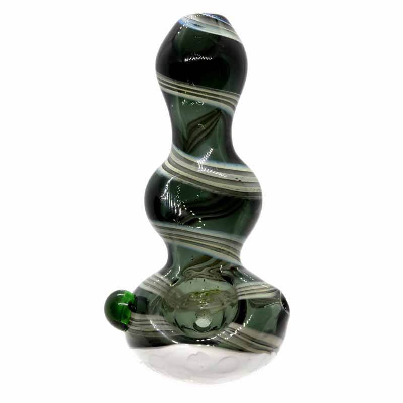 Honeycomb Handpipe with Black and Cream Tube (SB-3874) | 3.5 inch product image