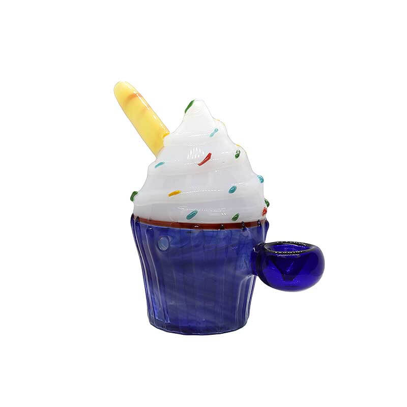 Cup Cake Handpipe (SB-3876) | 5 inch | Assorted Colors product image