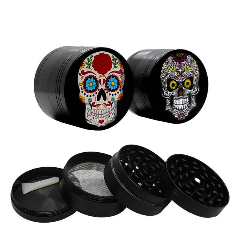 Kandy Skull Grinder | 4 Part | 50mm | Assorted Designs product image