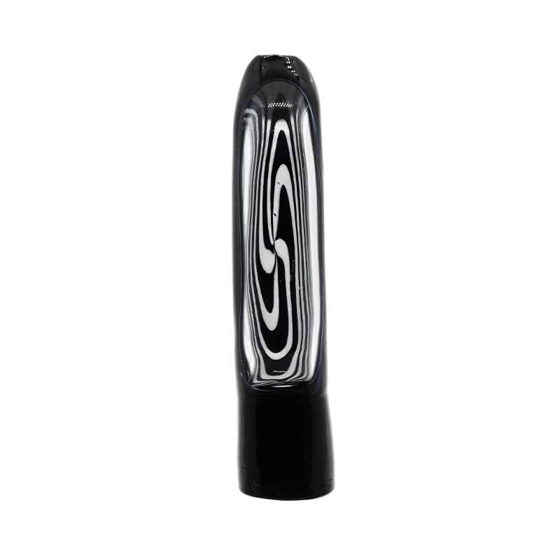 Full Black See Through View Chillum | 3 inch product image
