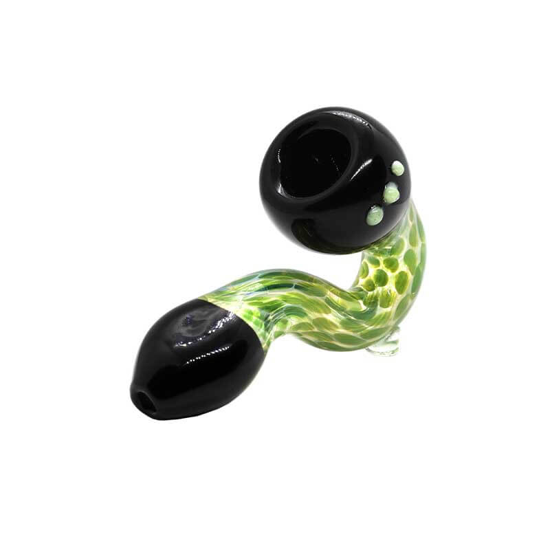 Gold Fumed Honeycomb Sherlock Handpipe (SB-3767) | 5 inch | Assorted Colors product image