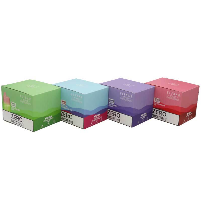 ELFBAR BC5000 ZERO Rechargeable Disposable | Zero Nicotine | 5000 Puffs | 10 Count Display - image 2 of 2