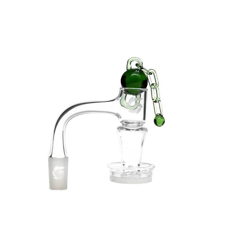 Glass House Hour Glass Vacuum Banger (GHQ-38-90-14) | 14mm | Male product image