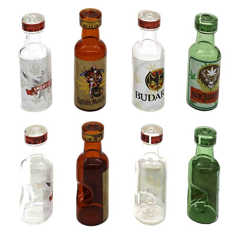 Liquor Shot Glass Bottle Handpipe | 4.5 inch - image 1 of 3