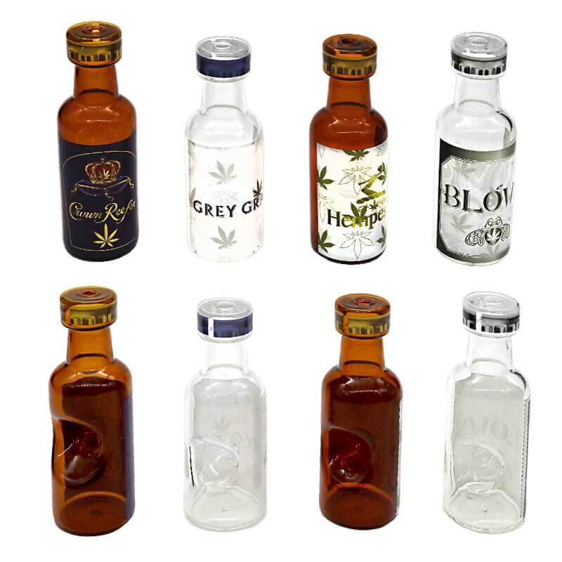 Liquor Shot Glass Bottle Handpipe | 4.5 inch - image 2 of 3
