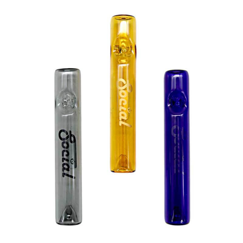 Social ENYO Steamroller Handpipe (CY-007) | 5 inch | Assorted Colors product image