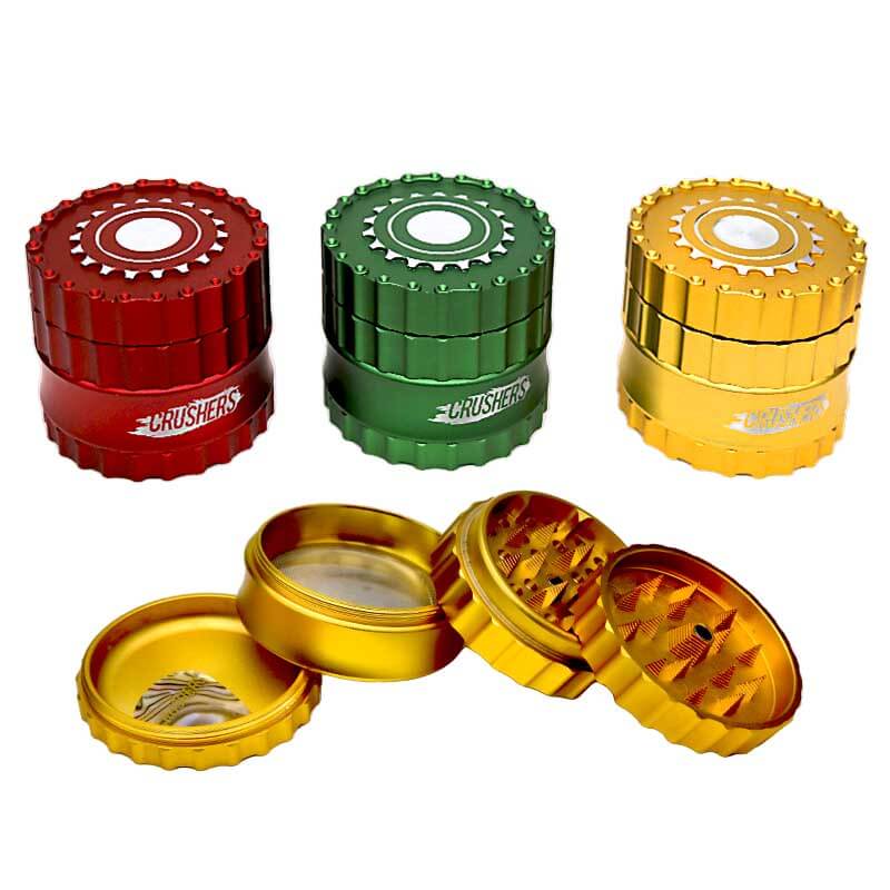 Crushers Mechanical 4 Part Grinder (GR117) | 63mm | Assorted Colors product image