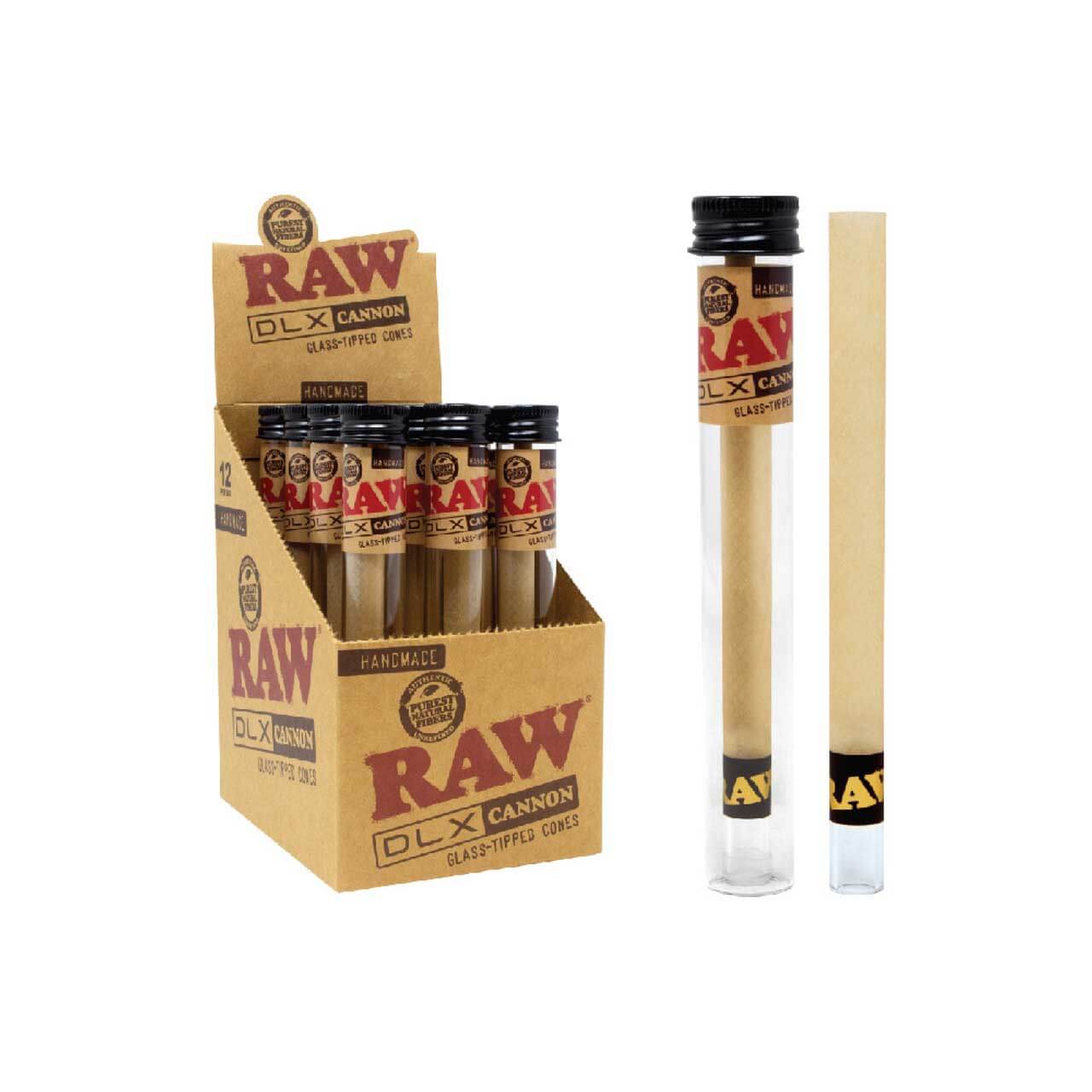 Raw DLX Glass Tips Cones | King Size | 12 Count Display - image 2 of 2