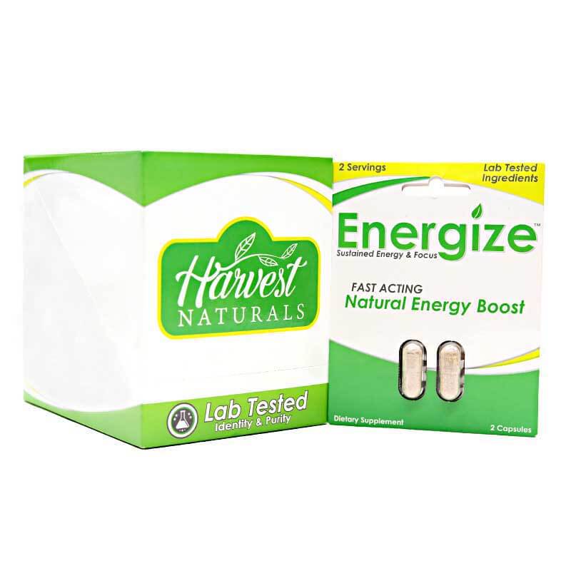 Harvest Naturals Energize Caps | 2 Pack | 12 Count Display product image