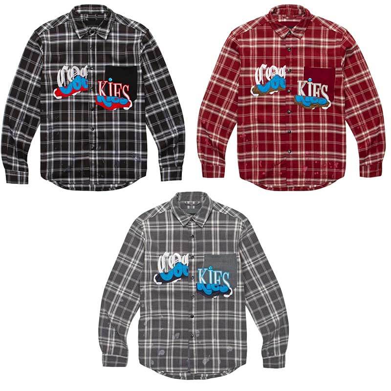 Cookies Upper Echelon Brushed Twill Vintage Wash Plaid (W6445) | Burgandy product image