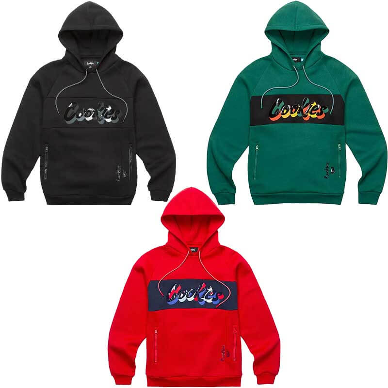 Cookies Fleece Pullover Paneled Hoody (H6480) | Assorted Colors & Sizes product image