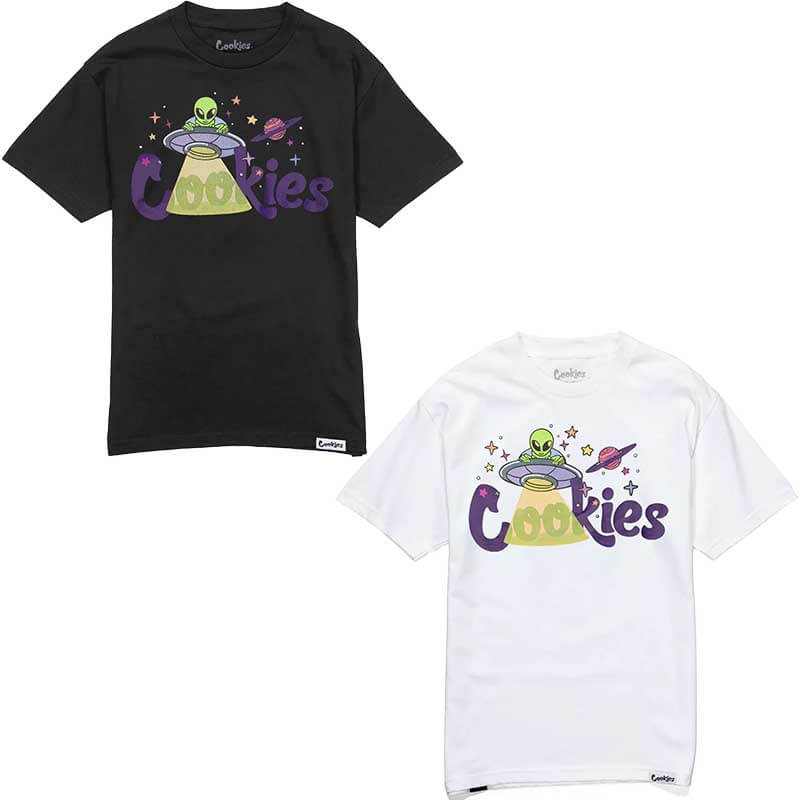 Cookies UFO Design Tee (T6538) | Black product image