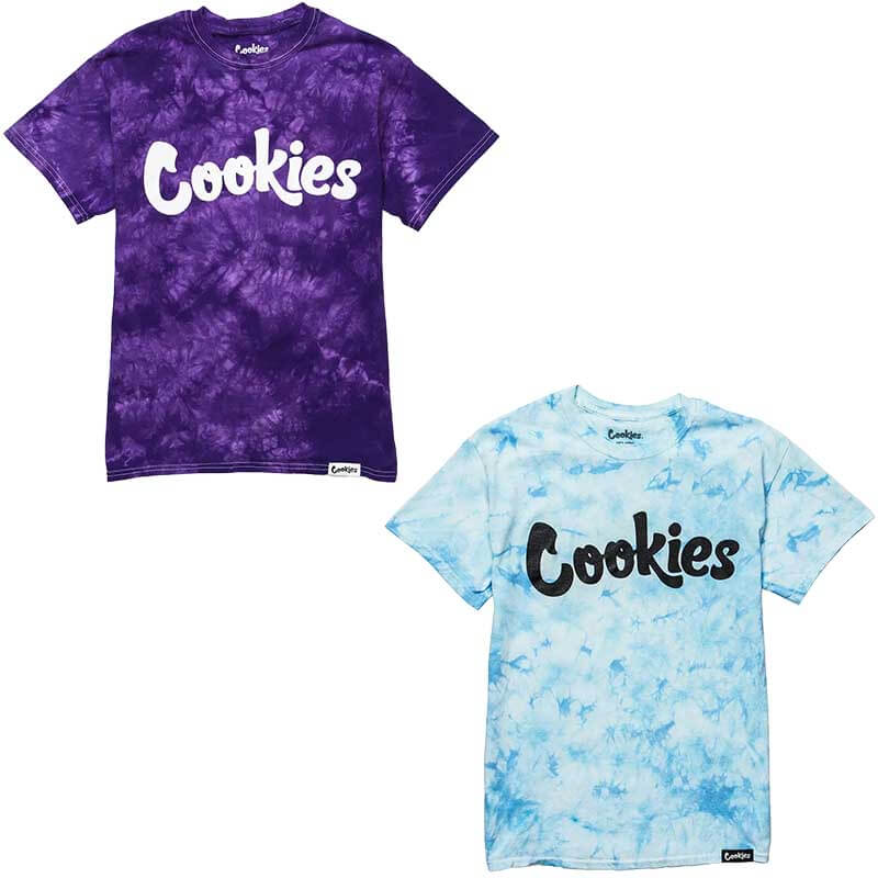 Cookies Mint Crystal Wash Tye Dye Tee (T6187) | Assorted Colors & sizes product image