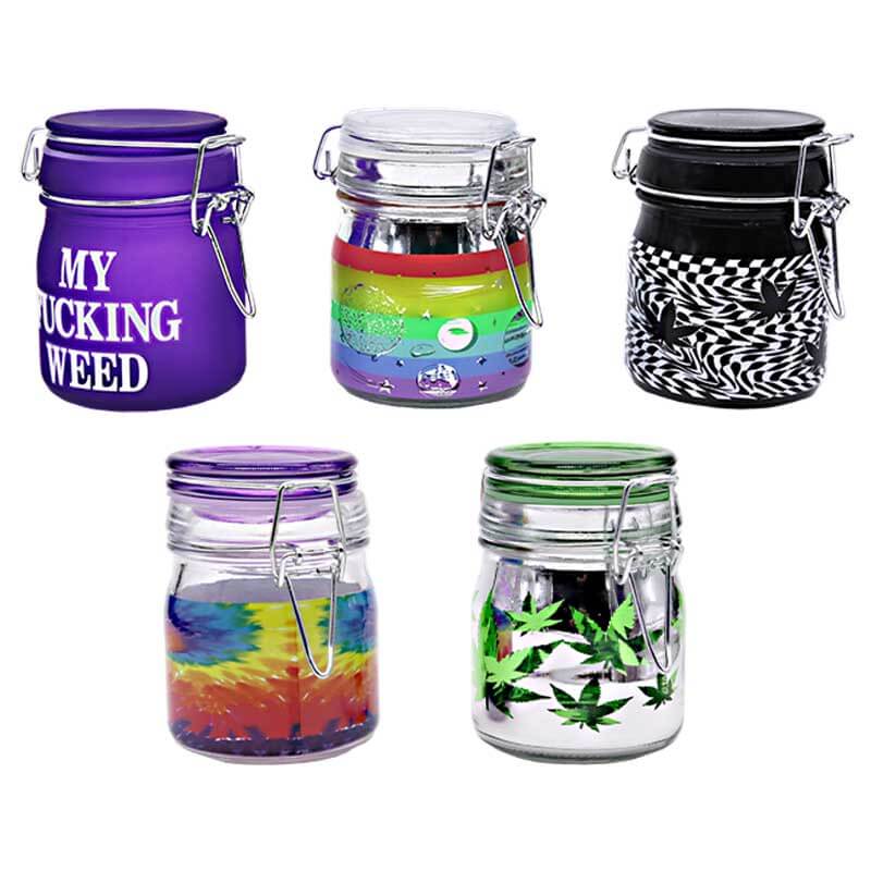 Medium Stash Glass Jars (SJMD) | Assorted Designs product image