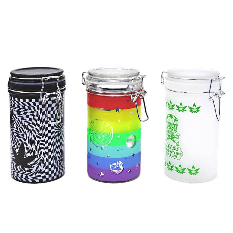X Large Stash Glass Jars (SJXL) | Assorted Designs product image