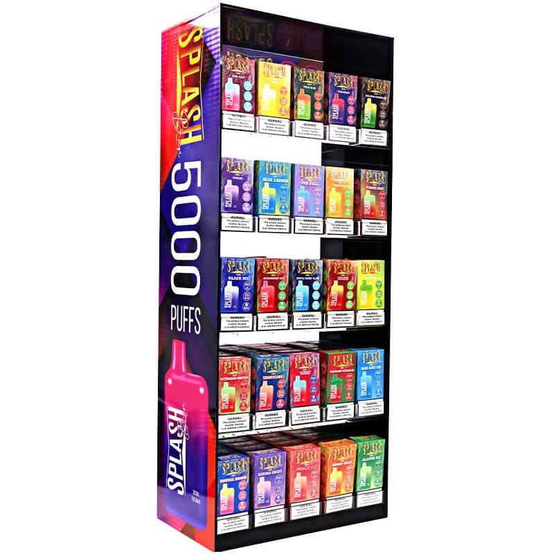 Splash Bar Disposable | 5% Nicotine | 5000 Puffs | 150 Count Display product image
