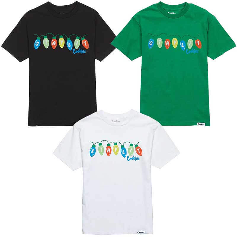 Cookies Merry Lit-Mas Logo Tees (T6519) | White product image